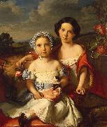 Portrait of Two Children unknow artist